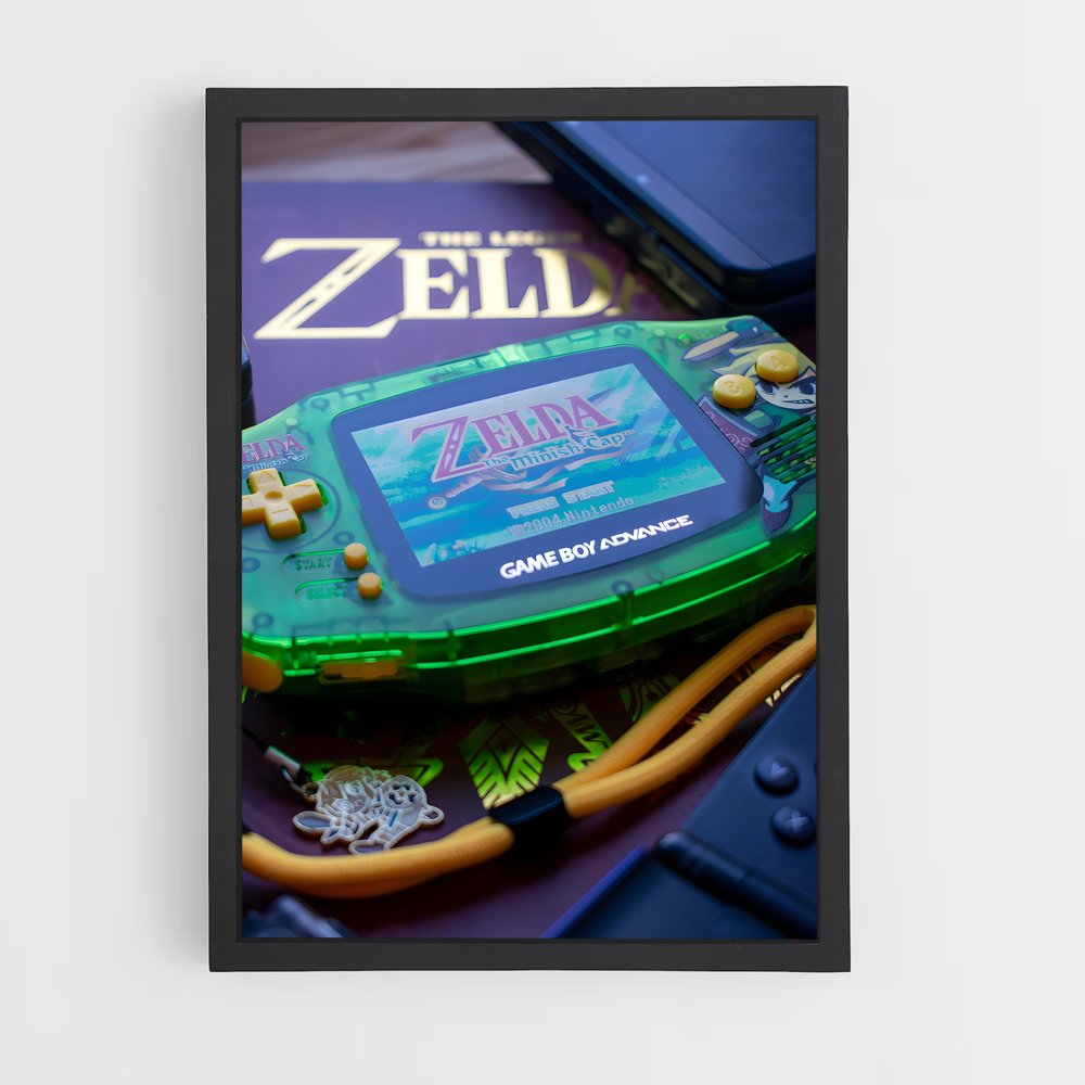 Poster Retro Gamer – affiche Consoles (vue 2)